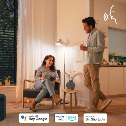 LED RGB dimmējama spuldze Philips SMART P45 E14/4,9W/230V 2200-6500K CRI 90