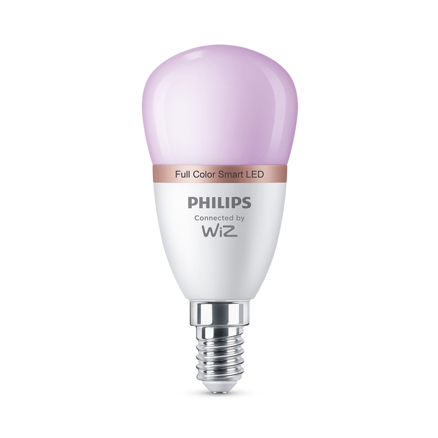 LED RGB dimmējama spuldze Philips SMART P45 E14/4,9W/230V 2200-6500K CRI 90