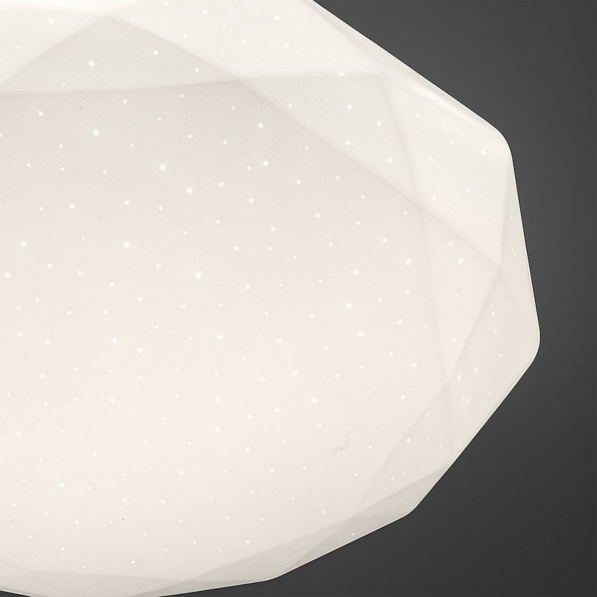 LED griestu gaismeklis ar regulējamu spilgtumu HEX LED/72W/230V 3000-6000K Ø 50 cm balts + tālvadības pults