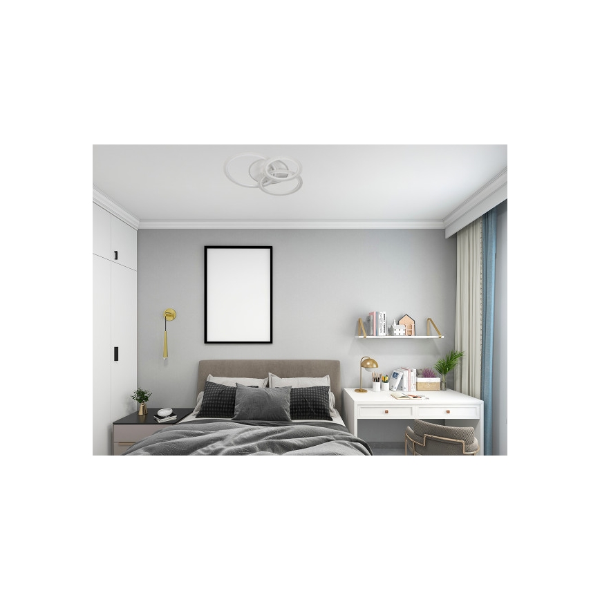 Dimmējams LED griestu gaismeklis LED/90W/230V 3000-6500K + ar tālvadības pulti