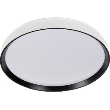 Dimmējams LED griestu gaismeklis LIXAN LED/65W/230V 3000-6500K Ø 48,6 cm balts/melns + tālvadības pults