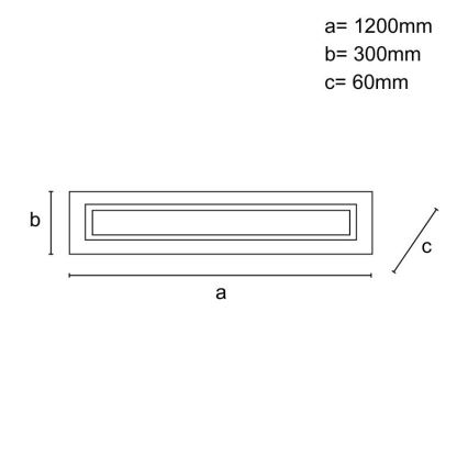 Dimmējams LED griestu lukturis LED/55W/230V 3000-6500K ar tālvadības pulti