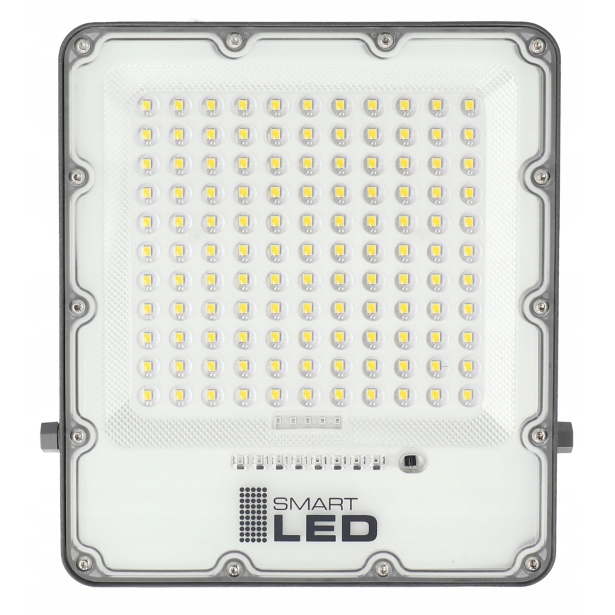 LED saules prožektors ar regulējamu spilgtumu LED/150W/3,2V 5000K 15000 mAh IP65 melns + tālvadība