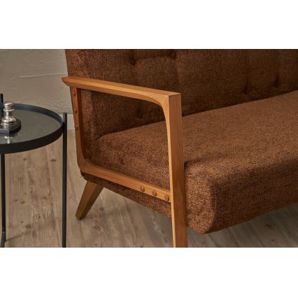 Divvietīgs dīvāns TUMI brūns