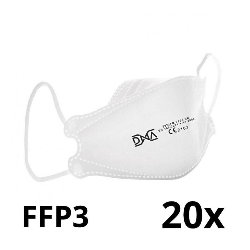DNS respirators FFP3 NR CE 2163 Medical 20gab
