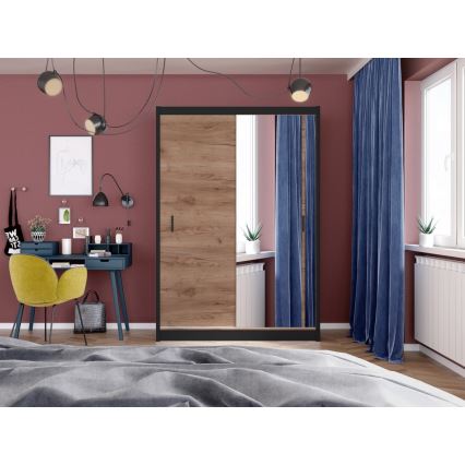 Drēbju skapis SABRINA 150x215 cm ozols craft