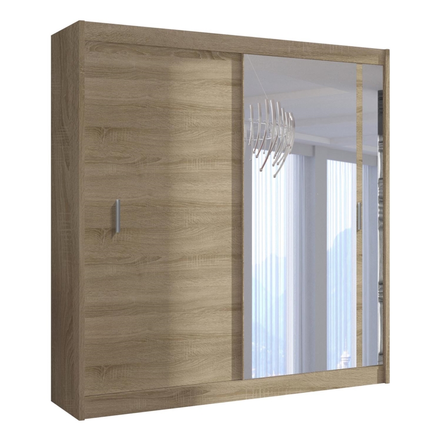 Drēbju skapis SABRINA 203x215 cm ozols sonoma