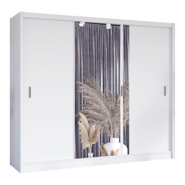 Drēbju skapis SABRINA 250x215 cm balta