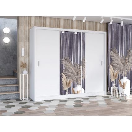 Drēbju skapis SABRINA 250x215 cm balta