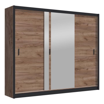 Drēbju skapis SABRINA 250x215 cm ozols craft
