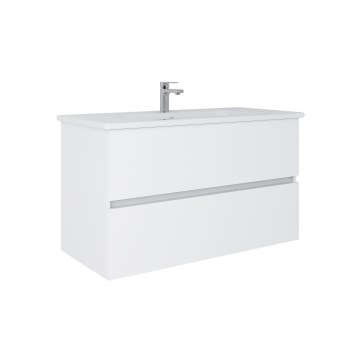 Dřevojas - Vannasistabas skapītis ar izlietni BANO 100x47 cm balts