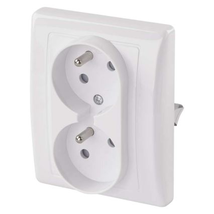 Dubultā mājas kontaktligzda FRENCH 250V/16A