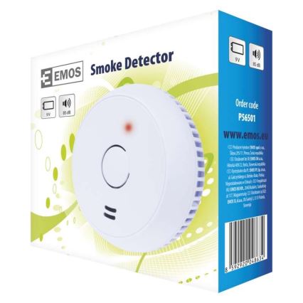 Dūmu detektors 1x9V