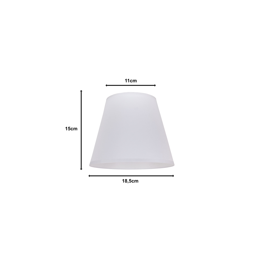 Duolla - Abažūrs galda lampa SOFIA XS E14 d. 18,5 cm balta