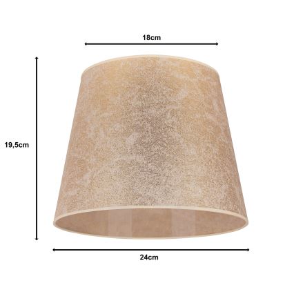 Duolla - Abažūrs galda lampai CLASSIC M E27 d. 24 cm zelta