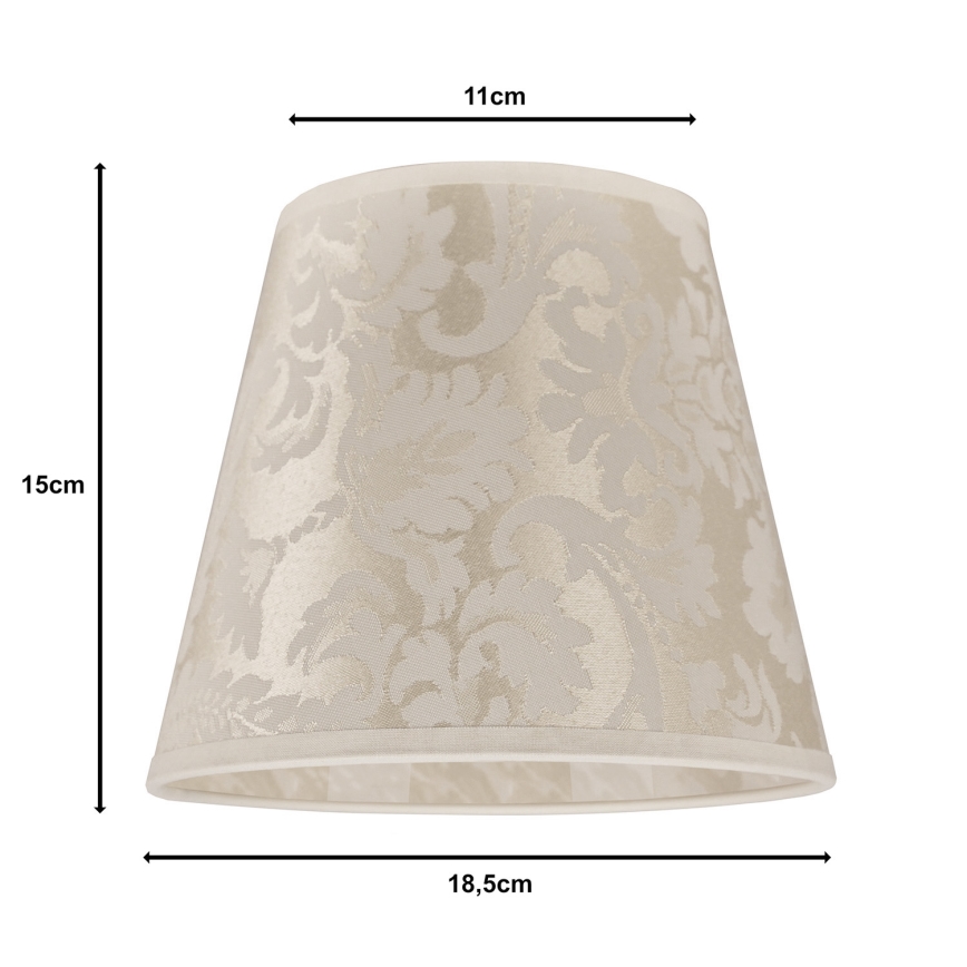 Duolla - Abažūrs galda lampai SOFIA XS E14 d. 18,5 cm bēša