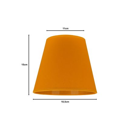 Duolla - Abažūrs galda lampai SOFIA XS E14 d. 18,5 cm dzeltena