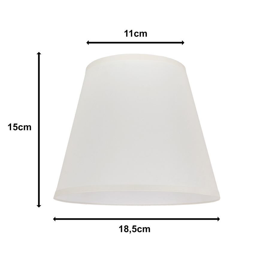 Duolla - Abažūrs galda lampai SOFIA XS E14 d. 18,5 cm krēmkrāsa