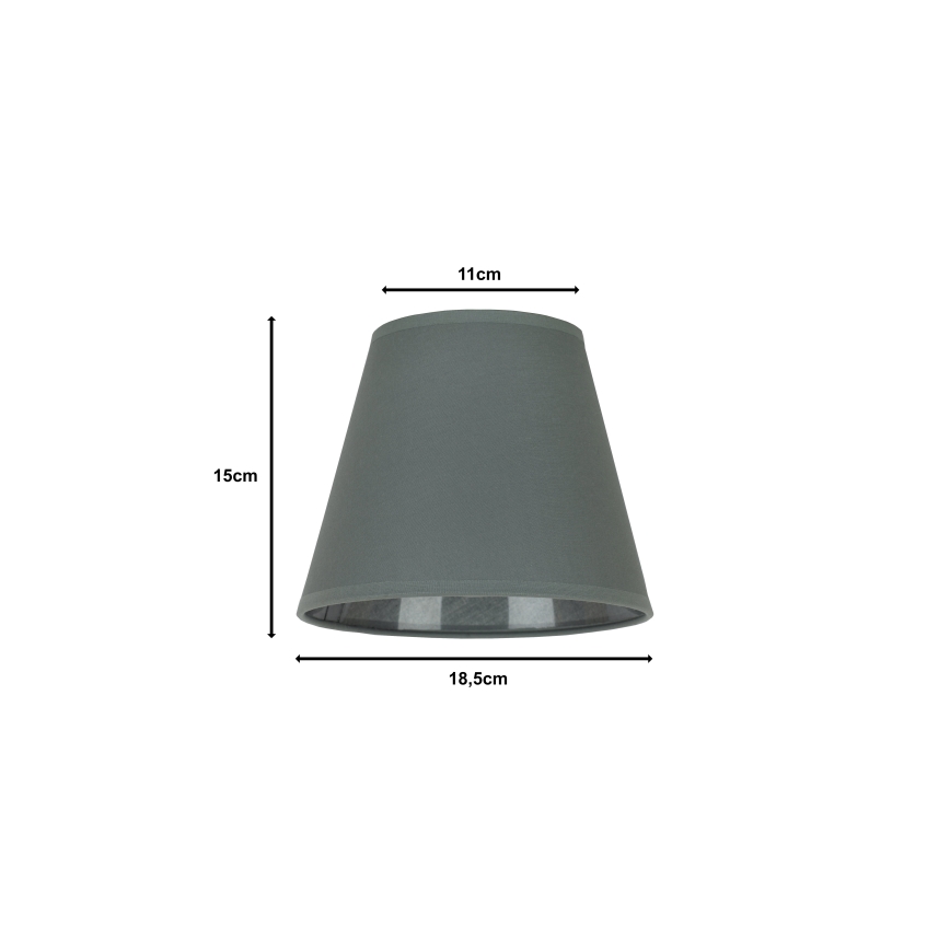 Duolla - Abažūrs galda lampai SOFIA XS E14 d. 18,5 cm pelēka