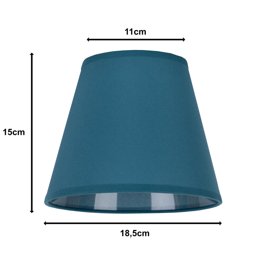 Duolla - Abažūrs galda lampai SOFIA XS E14 d. 18,5 cm tirkīza
