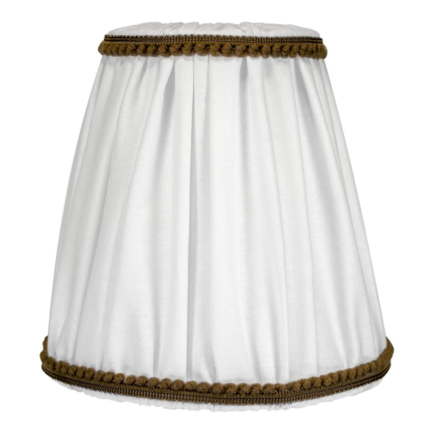 Duolla - Abažūrs galda lampai un grīdas stāvlampai E27 d. 15 cm balta/brūna