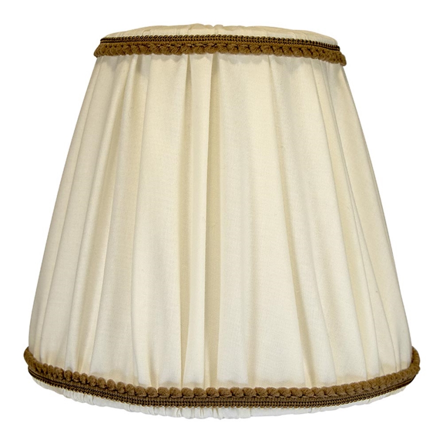 Duolla - Abažūrs galda lampai un grīdas stāvlampai E27 d. 18,5 cm krēmkrāsa/brūna