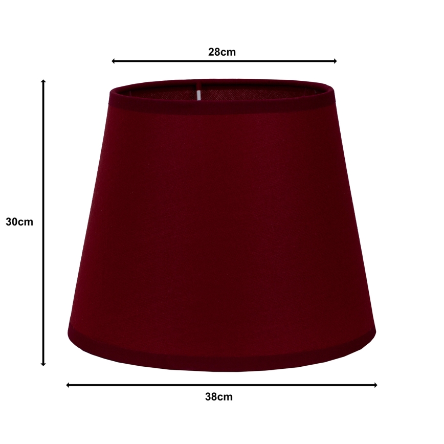 Duolla - Abažūrs grīdas lampai CLASSIC L E27 d. 38 cm bordo