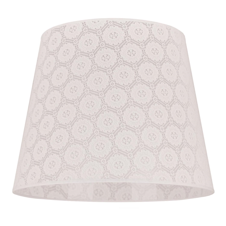 Duolla - Abažūrs grīdas stāvlampai CLASSIC L E27 d. 38 cm balta