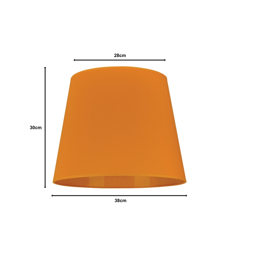 Duolla - Abažūrs grīdas stāvlampai CLASSIC L E27 d. 38 cm dzeltena