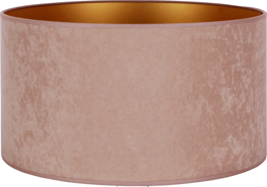 Duolla - Abažūrs grīdas stāvlampai VELVET E27 d. 35 cm bēša/zelta