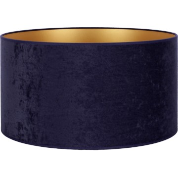 Duolla - Abažūrs grīdas stāvlampai VELVET E27 d. 35 cm zila/zelta