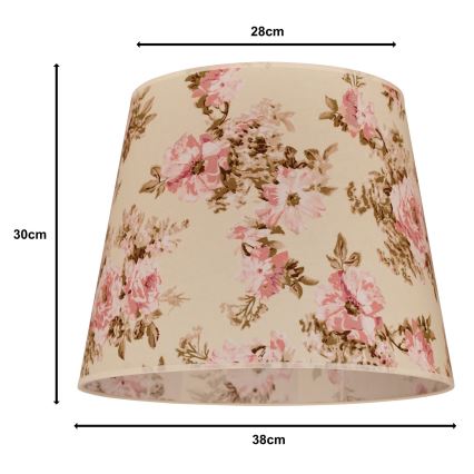 Duolla - Abažūrs lustrai CLASSIC L E27 d. 38 cm roze