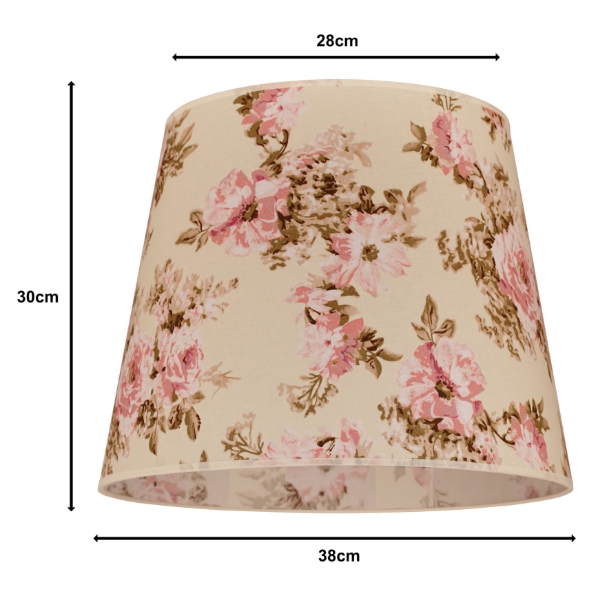 Duolla - Abažūrs lustrai CLASSIC L E27 d. 38 cm roze