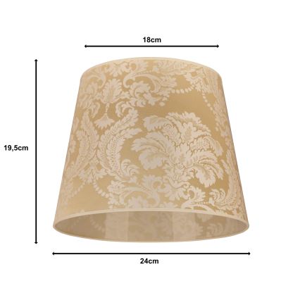Duolla - Abažūrs priekš galda lampa CLASSIC M E27 d. 24 cm zelta