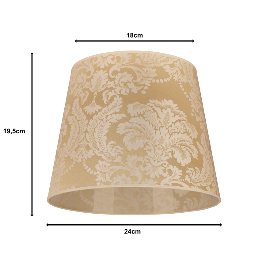 Duolla - Abažūrs priekš galda lampa CLASSIC M E27 d. 24 cm zelta