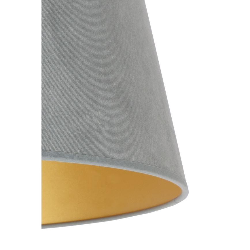 Duolla - Abažūrs priekš galda lampa CONE M E27 d. 28 cm pelēka