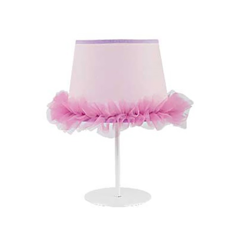 Duolla - Bērnu galda lampa BALLET 1xE14/40W/230V rozā