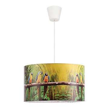 Duolla - Bērnu lustra ar auklu PARROTS 1xE27/40W/230V d. 35 cm