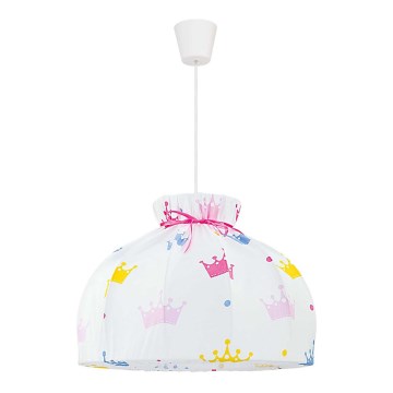 Duolla - Bērnu lustra ar auklu PRINCESS 1xE27/40W/230V d. 38 cm