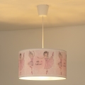 Duolla - Bērnu lustra ar auklu PRINT M 1xE27/40W/230V d. 35 cm balerīnas