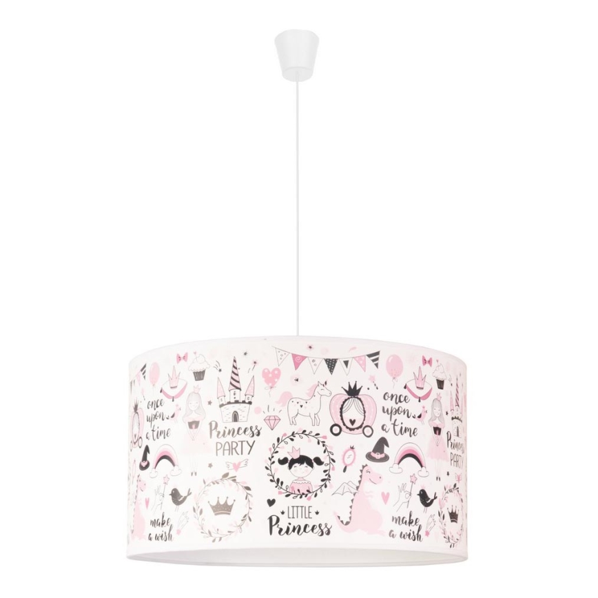 Duolla - Bērnu lustra ar auklu PRINT M 1xE27/40W/230V d. 35 cm pasaka