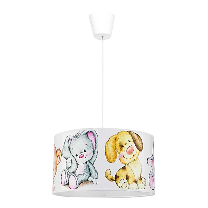 Duolla - Bērnu lustra ar auklu SWEET BEARS 1xE27/40W/230V d. 35 cm