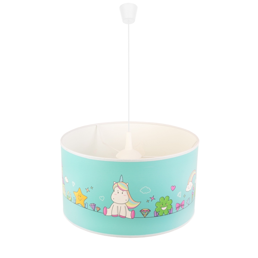 Duolla - Bērnu lustra ar auklu UNICORN 1xE27/15W/230V d. 35 cm