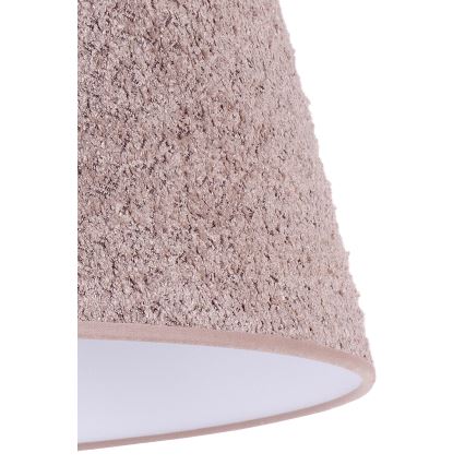 Duolla - Galda lampa BOUCLE 1xE27/15W/230V d. 28 cm brūna/koks