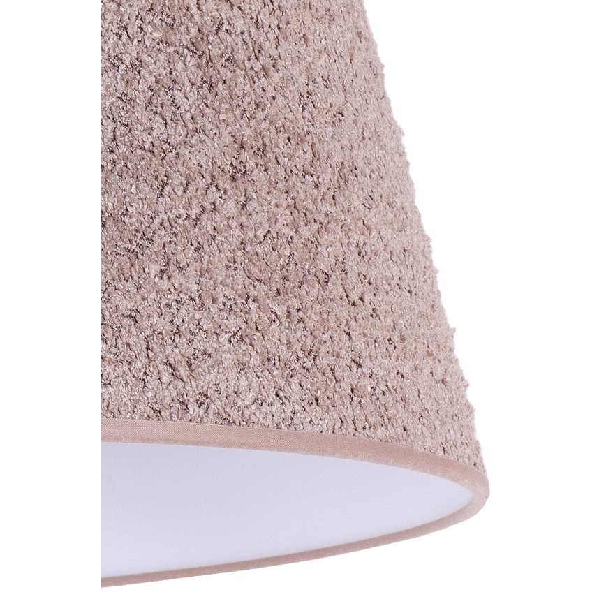 Duolla - Galda lampa BOUCLE 1xE27/15W/230V d. 28 cm brūna/koks