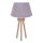 Duolla - Galda lampa BOUCLE 1xE27/15W/230V d. 28 cm pelēka/koks