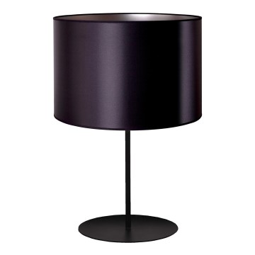 Duolla - Galda lampa CANNES 1xE14/15W/230V d. 20 cm melna/sudraba