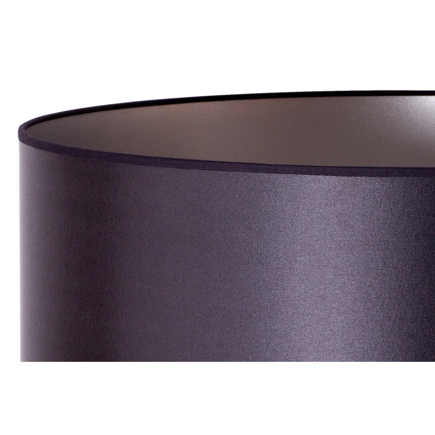 Duolla - Galda lampa CANNES 1xE14/15W/230V d. 20 cm melna/sudraba