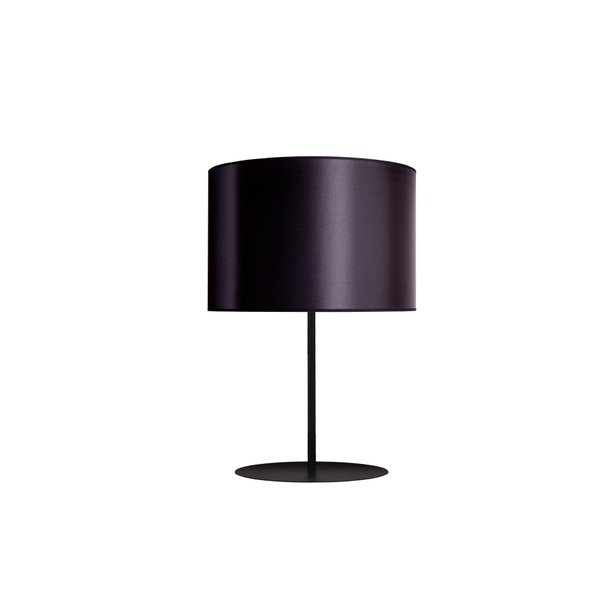 Duolla - Galda lampa CANNES 1xE14/15W/230V d. 20 cm melna/sudraba