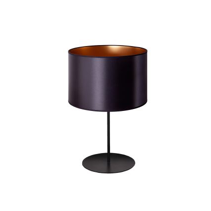 Duolla - Galda lampa CANNES 1xE14/15W/230V d. 20 cm melna/varš